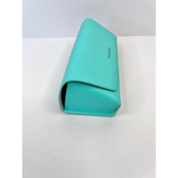 Authentic Tiffany Co Eyeglass Sunglass Leather Case w/ Gift Box & Cloth NEW - Picture 5 of 16